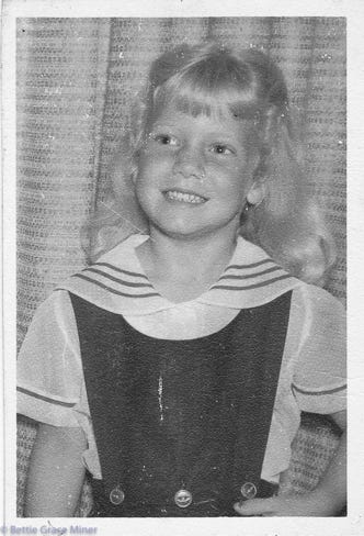 Bettie in first grade